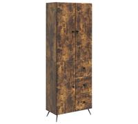 vidaXL Cabinet Set 2 pcs Concrete Grey Engineered Wood