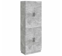 Cabinet Set with Shelf with Storage 2 pcs Engineered Wood Outdoor Patio vidaXL