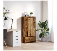 Cabinet SlimTall Old Wood Engineered Wood 55.5x34x119.5 cm 2 Doors 1 Drawer Home