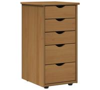 Cabinet Solid Pine Wood Storage Minimalist Rectangular Indoor Use Study vidaXL