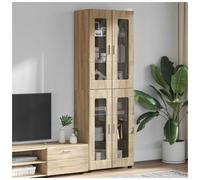 vidaXL Highboard FLORIN Sonoma Oak 60 x 35 x 182 cm Engineered Wood