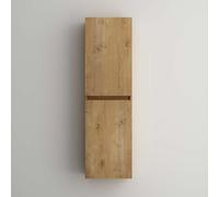 Cabinet Storage 2 Doors 4 Tiers Wall Hung Cupboard Wooden Shelves