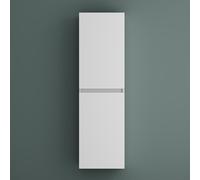 Cabinet Storage 2 Doors 4 Tiers Wall Hung Cupboard Wooden Shelves