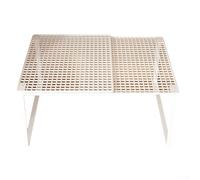 Cabinet Storage Rack 27x27x22cm, Stackable Adjustable Wardrobe Shelves for Bedroom Closet Shoe Organiser with Compartments(1 White)