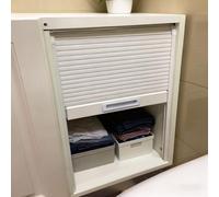 Cabinet Tambour Front, Retractable Sliding Tambour Door with Handle Multicolor Multiple Sizes(75x50cm (29.5x19.7in))