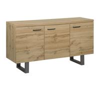 Beliani Cabinet TIMBER Light Brown, Brown