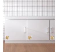 Cabinet Vent Cover Double Sided for Wardrobe and Shoe Storage with 35mm Louvre Mesh to Filter Dust and Debris (20pcs)