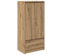 vidaXL Cabinet with Drawer Artisan Oak 55.5x34x119.5 cm Engineered Wood, Brown