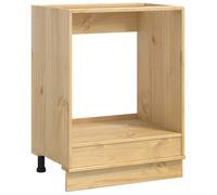 Cabinet with Storage SKI Honey Brown Solid Pine Wood Modern Furniture vidaXL