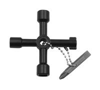 Cabinet Wrench Torque Wrench, Multifunctional Wrench for Marine | Marine Equipment Wrench with Vista Non-Slip Grip - Portable Cross Door Wrench Comp Design
