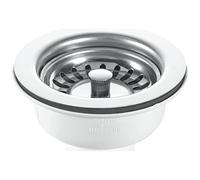 Cabinetsforbathrooms McAlpine BWSTSS 1½" Basket Strainer Waste - Stemball Plug - Color : Chrome Finish