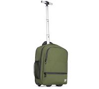 CabinFly Aircruiser Hybrid 40 x 30 x 20 cm Backpack Trolley with Wheels Ryanair Hand Luggage Wizzair Cabin Luggage Travel Backpack Airplane Carry-On (Green, 40 x 30 x 20 cm - with Wheels)