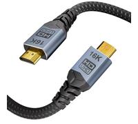 CABLAPTOP hdmi 2.2 cable 1m,96Gbps Ultra High Speed HDMI Cable, 16K 12K/10K 8K 4K@120Hz@240Hz@480Hz| eARC, HDR10+, HDCP 2.2 2.3, Dolby | for hdmi 2.1 cable,Soundbar, PS5,Gaming PC, HDTV, Monitor