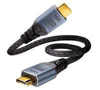 CABLAPTOP hdmi cable 0.5m,16K HDMI Cable 2.2, 96Gbps Ultra High Speed - 16K@60Hz 12K/10K@120Hz 8K@240Hz 4K@480Hz,eARC HDR10+ Dynamic HDR,HDCP 2.2&2.3,Compatible with hdmi 2.1 cable,PC, Mac, Soundbar