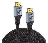 CABLAPTOP hdmi cable 3m,16K HDMI 2.2 Cable, 96Gbps Ultra High Speed 16K@60Hz 8K@120Hz 4K@480Hz HDMI Cord, HDCP 2.3 & HDR10 HDMI Cables for PS5/Series/Roku TV/Gaming PC/Monitor/Blu-ray/Projector