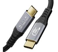 CABLAPTOP Thunderbolt 5 cable 2m, Upto 120Gbps Data Compatible with Thunderbolt 5,Thunderbolt 4 Cable USB 4,16K/8K@60Hz UHD Video,240W USB C Cable for MacBooks,Hub,Dock,eGPU,Laptops,Monitor