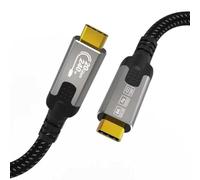 CABLAPTOP usb c 0.5m,20Gbps USB C Data Cable,USB 3.2 Gen2x2 Cable 240W Fast Charge,Data Transfer Cable Type C,8K@30Hz,4K@144Hz USB C Video Cable for MacBook Pro,iPhone 16 Pro Max,Hub,Studio Display