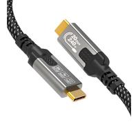 CABLAPTOP USB C to USB C 1M,240W/20Gbps USB C 3.2 Gen2 x 2 data cable, 8K@30Hz / 4K@144Hz Video transmission for laptop,iPhone 16, Samsung Galaxy S25 S24, monitor,Hubs, SSDs, Displays