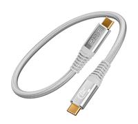 CABLAPTOP USB C to USB C Cable, 20Gbps 3.2 Gen2, 240W Fast Charging Cable, 5K60Hz 4K144Hz USBC Video Cable,Video Monitor Compatible with iPhone 16, MacBook Pro, Hubs, SSDs, Displays, White usb c 1.5m