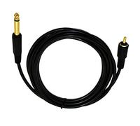 Cable 6.35mm Mono to Male Cord for 1/4 Phono Mixer Adapter Connector