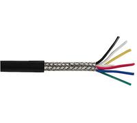 Cable 7-2-6C Shielded Black 25M, Multicored Cable/Wire Qty X 1