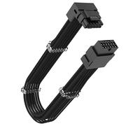 CABLE, 90 DEGREE 12VHPWR 12+4PIN, 30CM - AK-CBPW32-30BK
