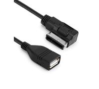Cable Adapter for AMI MDI MMI AUX for Car VW AUDI A3 S4 A5 S5 A6 S6 A7 A8 Q5 Q7 R8 MP3 Cable Adapter USB Music Interface USB Charging Cable Transmits Audio From MP3 Players Phones Tablets Black