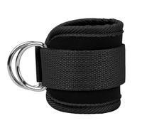Cable Ankle Strap - Nylon Webbing Construction, Adjustable Hook Fastening, Secure Training Support, 1 Piece | Gym Cable Machine Lower Body Exercise Glutes Legs Hip Strength Training Accessory