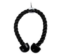 Cable Attachments Solid V Shaped Press Down Bar Double D Row Handle Pulley Cable Attachments Gym Lat Pull Down Fitness Training Handle Tricep Rope(2)