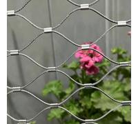 Cable Balustrade Mesh,Fence Stainless Steel Woven Wire Mesh,Birdhouse Protection Net,Stretchable Balustrade Infill Net,High-Altitude Fall Protection Nets 5cm/1.5mm 1.5×2m