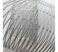 Cable Balustrade Mesh,Fence Stainless Steel Woven Wire Mesh,Birdhouse Protection Net,Stretchable Balustrade Infill Net,High-Altitude Fall Protection Nets 10cm/1.5mm 0.8×2m