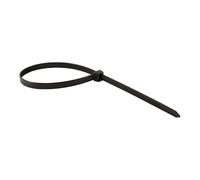 Cable binder, PA 6.6, black, strap: 4.8 x 300 mm, operating temperature -45 °C to 85 °C, pack of 100