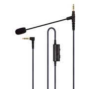 Cable Boom Mic compatible with PlayStation PS4 or Xbox One Controller,PC,Tablet,Laptop, Smartphone - Boompro Gaming Mic compatible with V-Moda Or Other 3.5mm Jack Headphone with Volume Control(150CM)