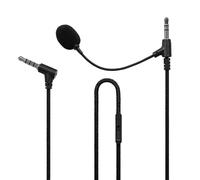 Cable Boom Microphone Volume Control with 3.5mm Jack for Playstation PS4 or Xbox One Controller PC Laptop Tablet Smartphone Gaming Mic Headphone Braided Cable 150cm