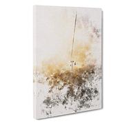 Cable Car in Turkey Watercolour Canvas Print | Gallery Wrapped 30mm Frame Wall Art | 30x20 inches | Ready to Hang | Modern Vehicles Picture | Living Room Bedroom Lounge Office
