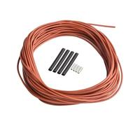 Cable, Carbon Fiber Heating Wire 12K 33Ω/m Silicone Rubber Insulation Red 10m 20m 50m 100m(20m)