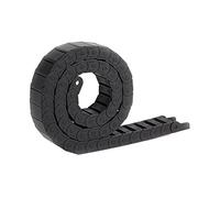 Cable Chain Opening Cable Chain Transmission Bridge Drag Chain 15x20 15x30 18x37mm Drag Plastic Towline The cable drag chain (Color : 28mm, Size : Opening 15x20mm)