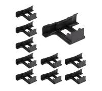 Cable Clamps, Trailer Wire Clips 50pc Solar Panel Drainage Clip ABS Roof Frame Cleaning Photovoltaic Water Guide & Mud Clamp Auto