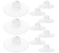Cable Clips, 12pcs Suction Cup Cable Holder Self-Adhesive Clips Clear Organizer for Office Home Outdoor Kitchen Bathroom Window Mirror 4.3cm