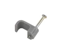 Cable clips 2.5mm 100x Flat Twin & Earth clips
