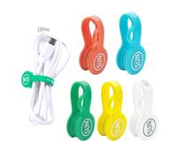 Cable Clips Magnetic Cable Organisers Earbuds Cord 5 Pack Bookmark Whiteboard Noticeboard Fridge Magnets Keychain Headphone Cable USB Charging Cord Manager Keeper Wrap Twist Ties Strap,