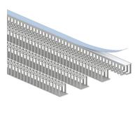 Cable Coach VK Flex-Crawler Cable Duct 30 x 30 mm - Flexible Wiring Duct Self-Adhesive 4 x 0.5 m, Grey - Cable Guide for Office & Workshop - Made in Germany