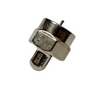 Cable Communications Coax Cable End Terminator Caps 75 Ohm F Type for Ports on Splitter, Wall Plates, Sattelite, Antenna (2-Pack)