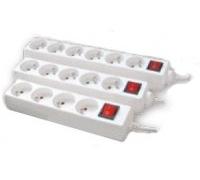 Cable Company power strip - 3680 W with Switch 4sortie ca 5 m Surge Protector - Surge Protectors (4) (S) (S) W AC, 16 A, 3680, 5 M, White