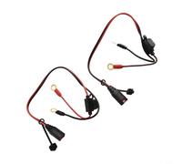 Cable Connector for GC008 GC002 Battery Powered Devices for - M6/M10 0.53M Terminal Harness, Compatible with G4/G7200/XL Eye, Black & Red(M10)