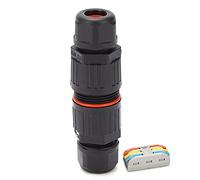 Cable Connector - IP68 Grade, Safe PA66 Flame - Retardant Material, Easy Connection with Clear Markings, Outdoor & Underwater Lighting Use, Silicone Waterpr (type 1)