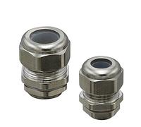 Cable Connectors Gland Joints,5 Pcs High Temp Resistance Nickel Plated Brass Silicone Rubber For Lighting(M16*1.5(4 8))