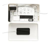 Cable Container | Floor Muffler Power Strip Holder | Extension Organizer, Power Strip Holder, Power Strip Organizer, Cord Organizer