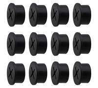 Cable Cord Grommet 3/4 Inch Flexible Wire Rubber Grommets for Desk and Other Furnitures Wire Hole Cover Cable Management Wire Organizer Cable Pass Through(12 Pack)