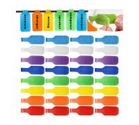 Cable Cord Labels Multi-Color, Write On Cord Labels, Reusable Multiple Uses Self-Adhesive Nylon Wrap-It Plug Tags for Organizing Wires, Identification at Home Office or Tech Setups, 8 Colors, 32 Pcs